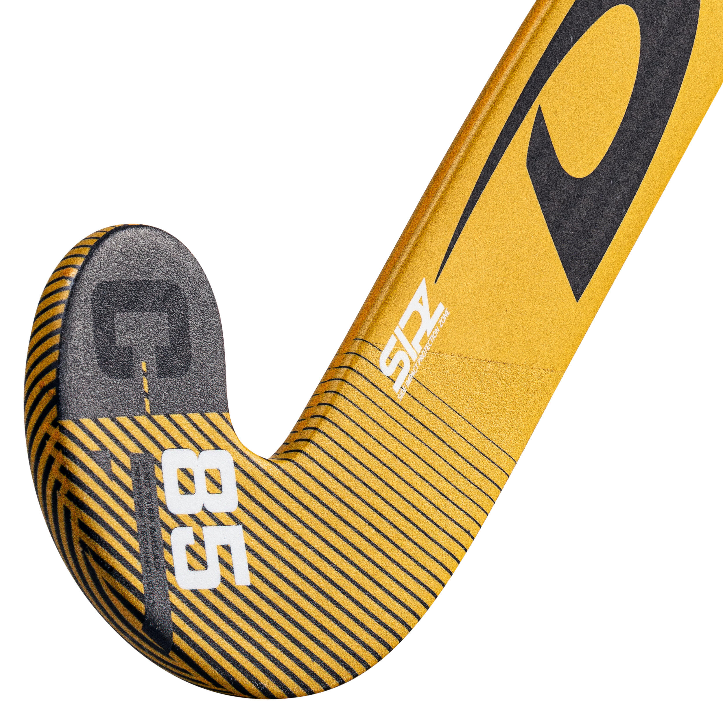 Adult Advanced 85 Carbon X Low Bow Field Hockey Stick carbotecC85 Gold/Black DITA Decathlon