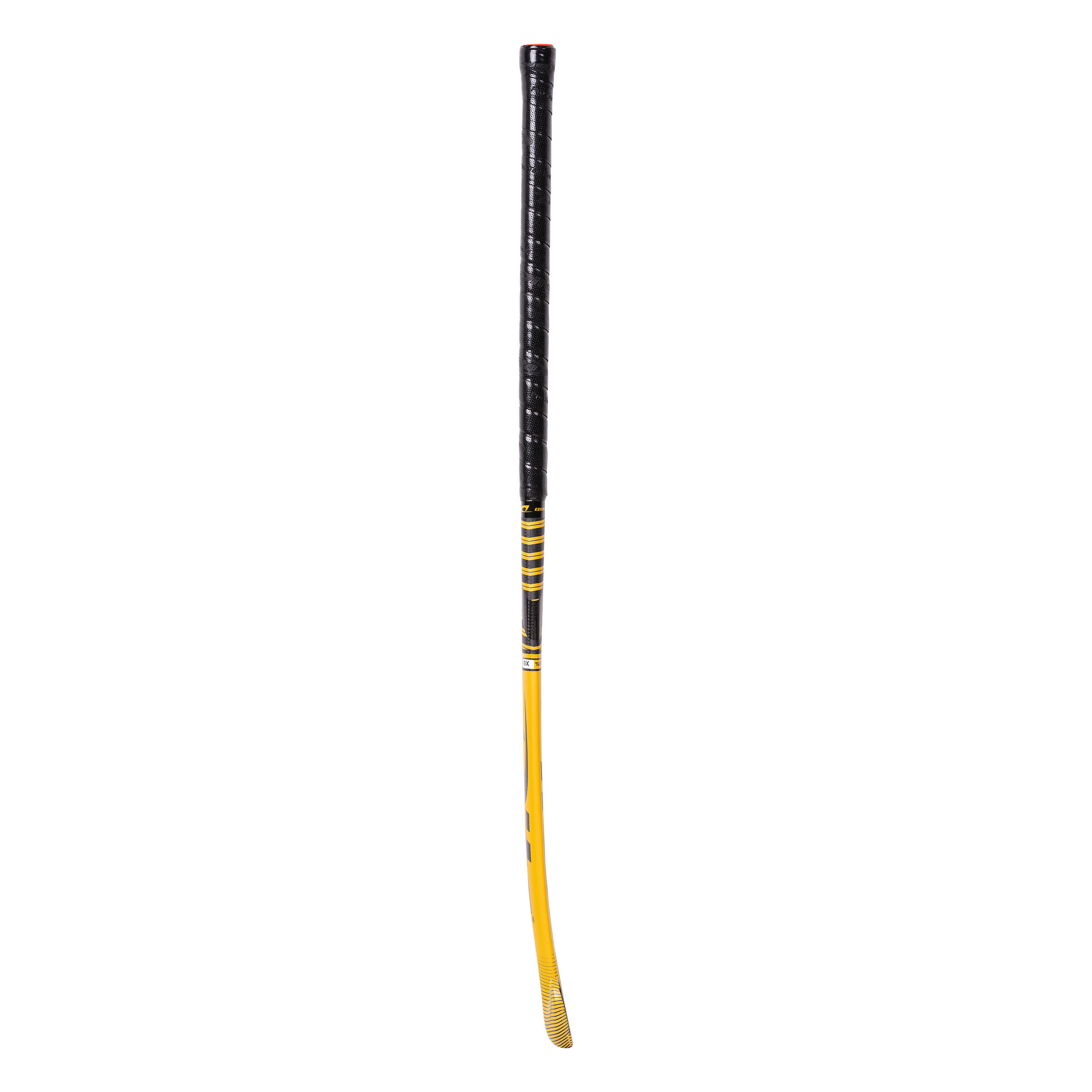 Adult Advanced 85% Carbon X Low Bow Field Hockey Stick carbotecC85 - Gold/Black 2/13