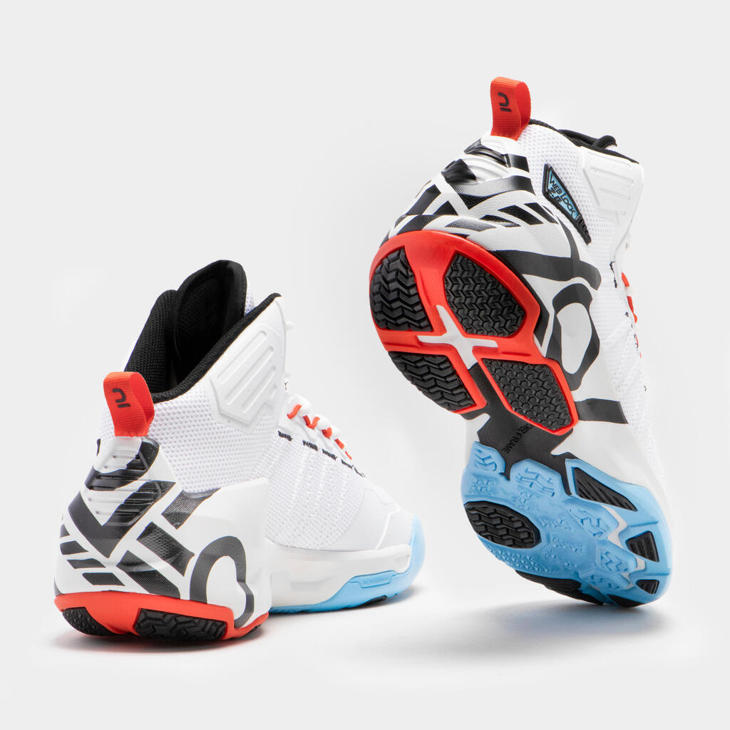 CHAUSSURES DE BASKETBALL HOMME/FEMME - SS500 BLANC