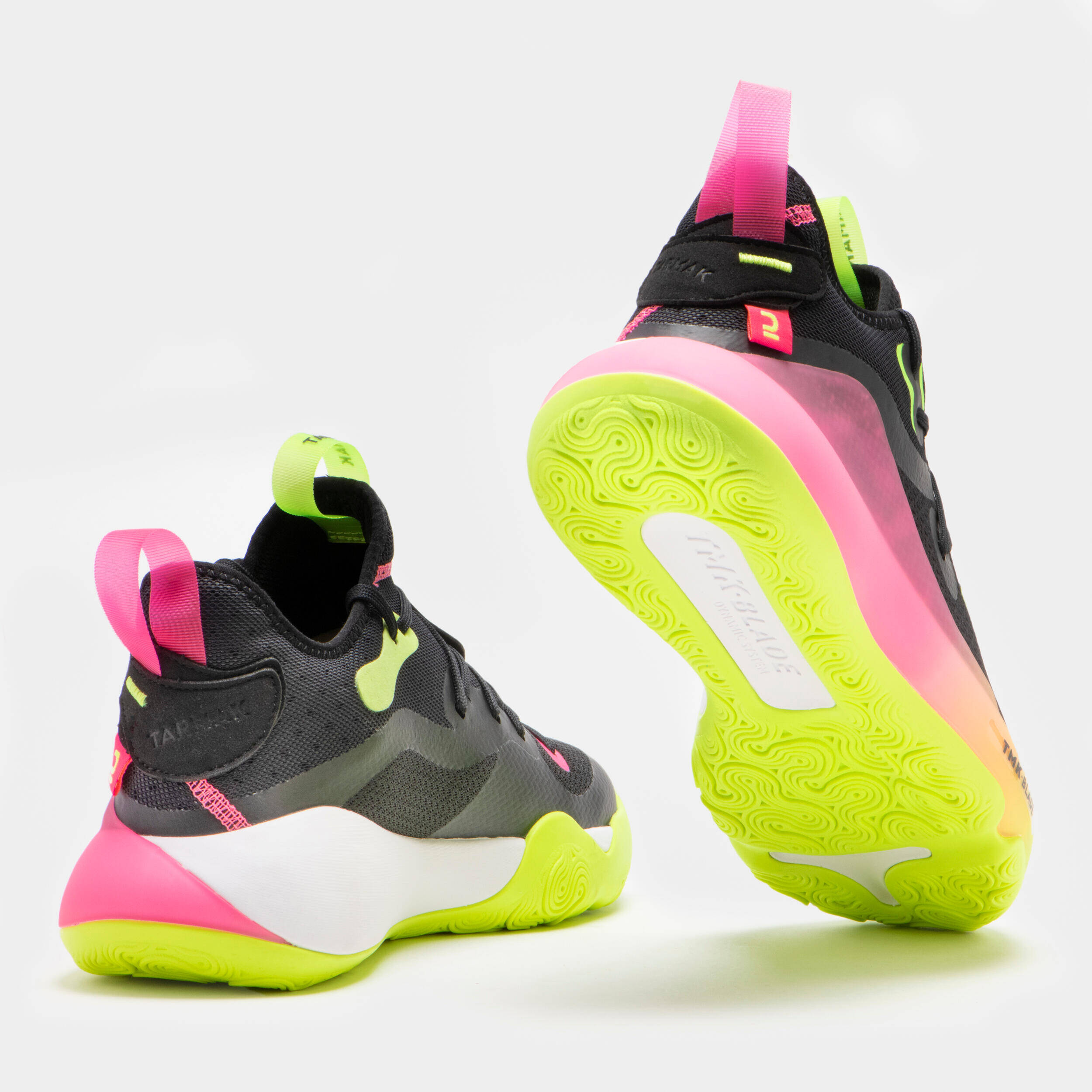Adult Basketball Shoes Mid Ankle Elevate 500 Black -  3