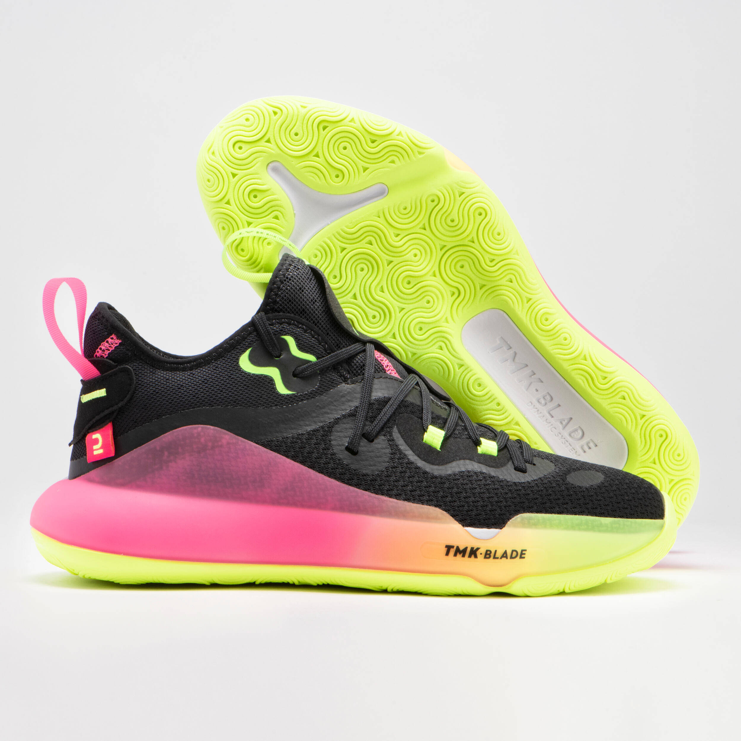 Adult Basketball Shoes Mid Ankle Elevate 500 Black -  5