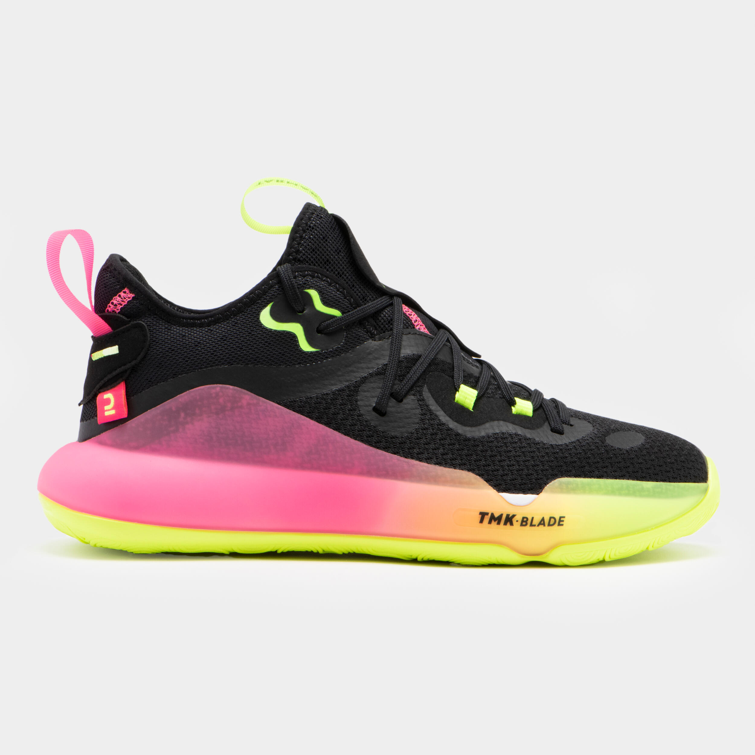Men's/Women's Basketball Shoes SE500 Mid - Black 1/10