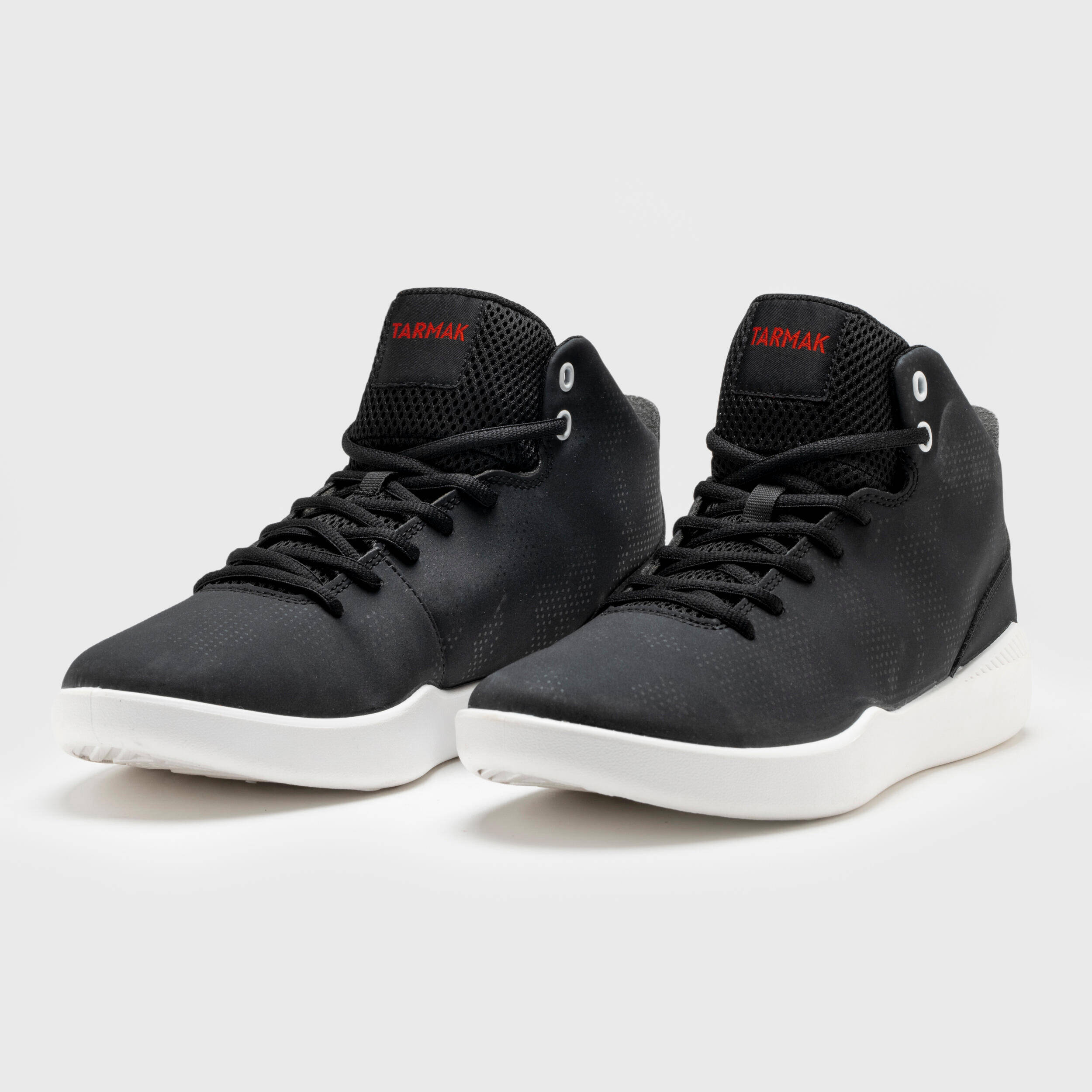 Adult Basketball Shoes Ankle Protect 100 Black -  4