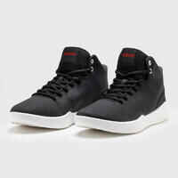 Men's/Women's Beginner High-Rise Basketball Shoes Protect 100 - Black