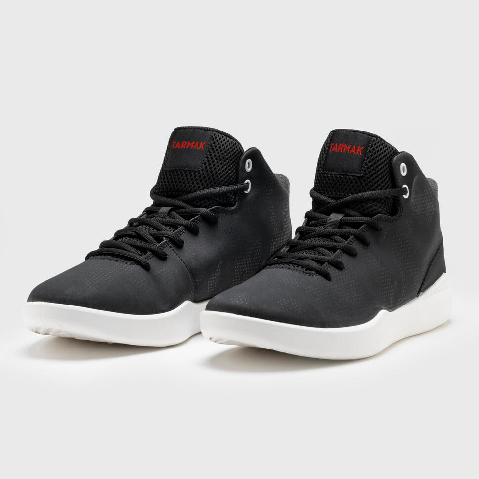 Men's/Women's Beginner HighRise Basketball Shoes Protect 100 Black