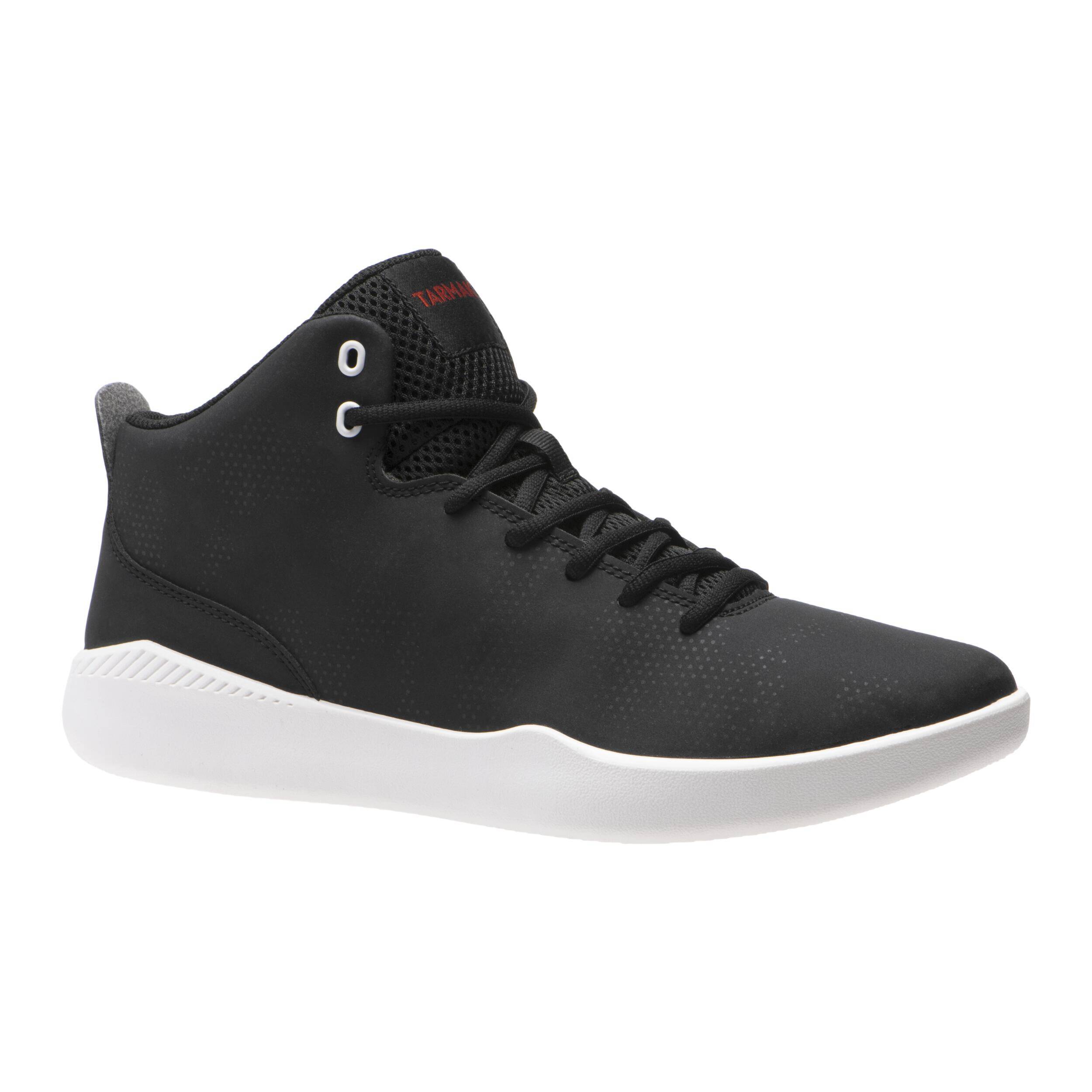 Adult Basketball Shoes Ankle Protect 100 Black -  3
