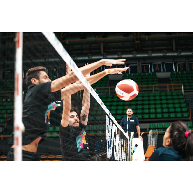 Camiseta de entrenamiento de voleibol para hombre negra