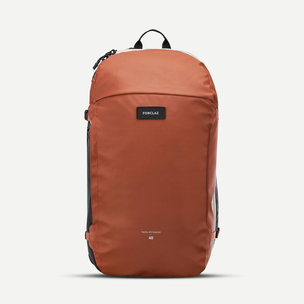 Backpack TRAVEL 500 ORGANIZER 40 L Orange