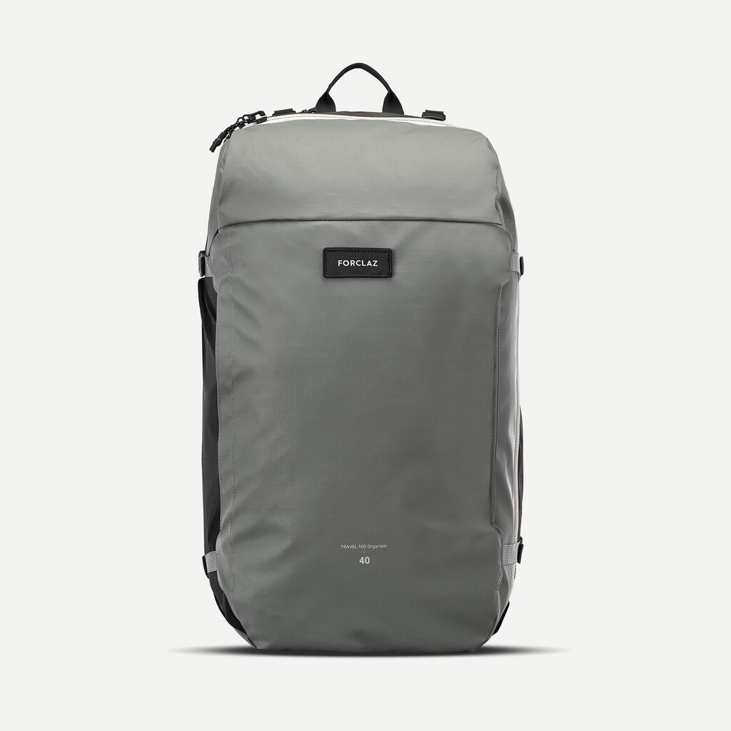Backpack TRAVEL 500 ORGANIZER 40 L Khaki