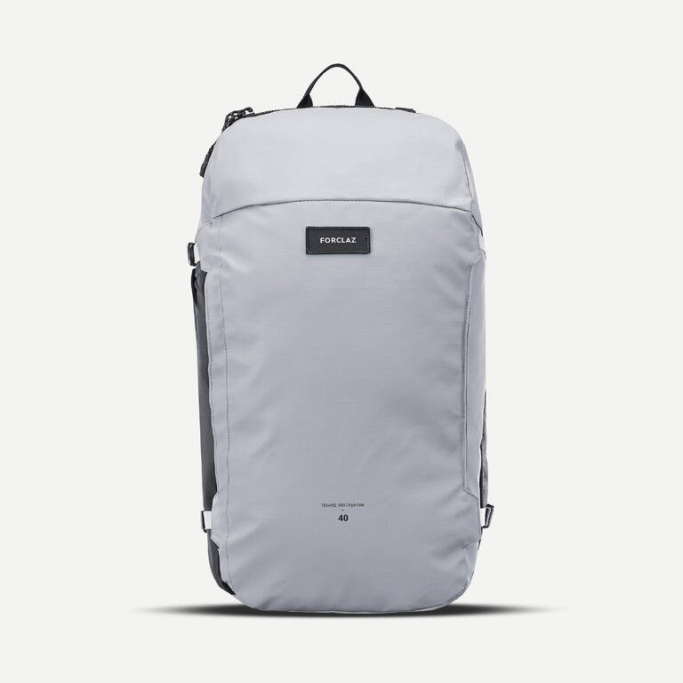 Travel Backpack 500 Oraganizer 40L Grey