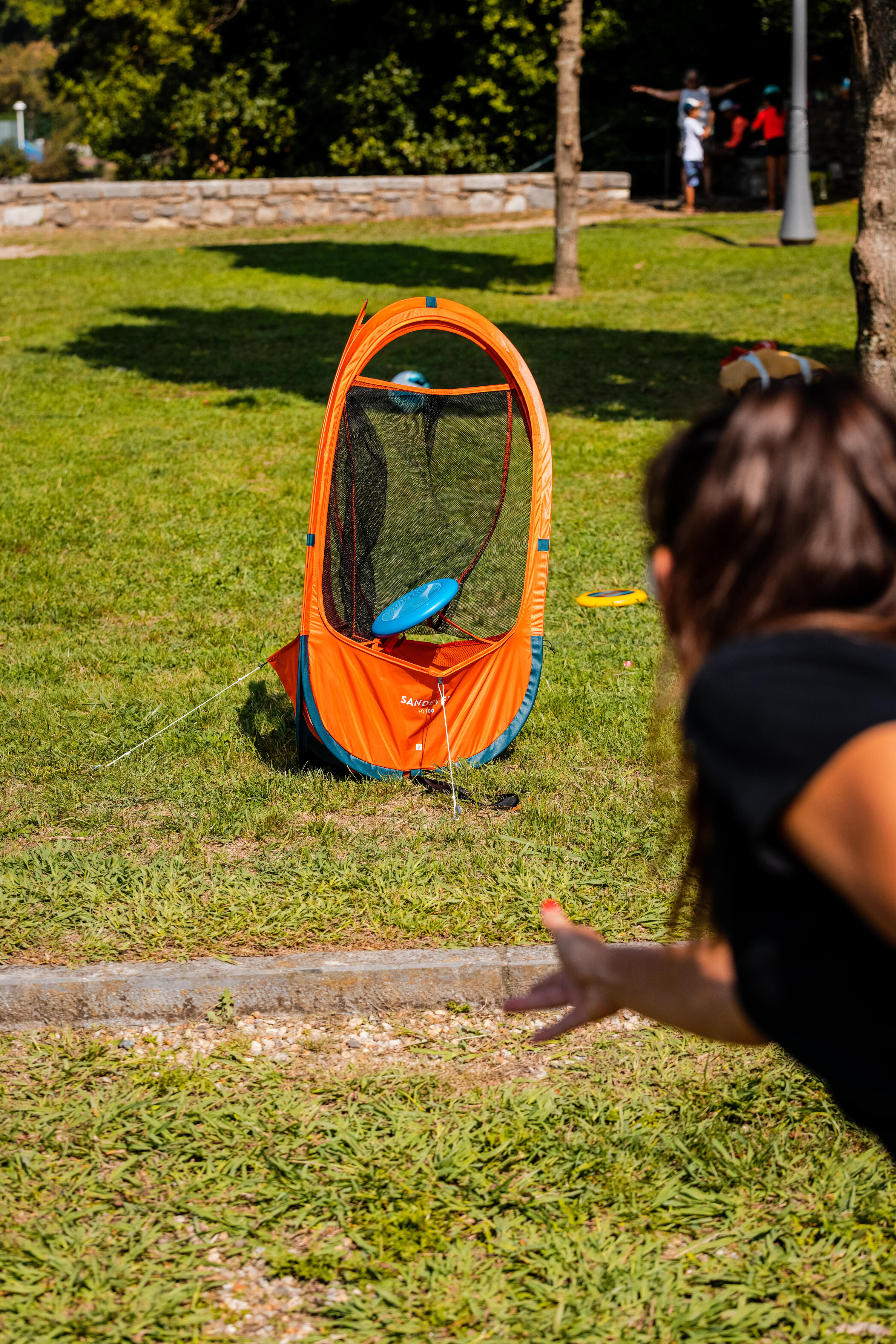 Canestro bersaglio discgolf arancione 9/13