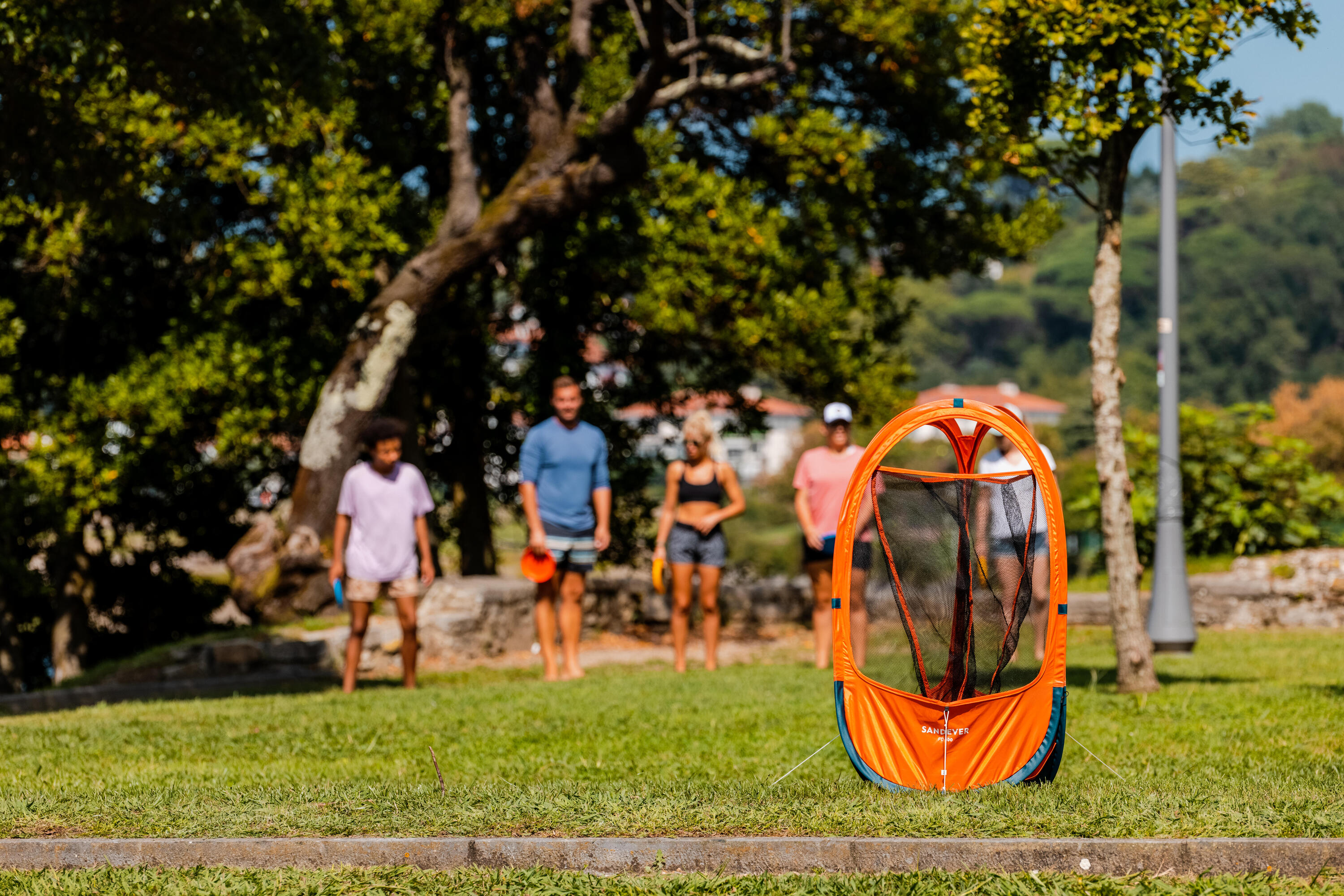 Canestro bersaglio discgolf arancione 8/13