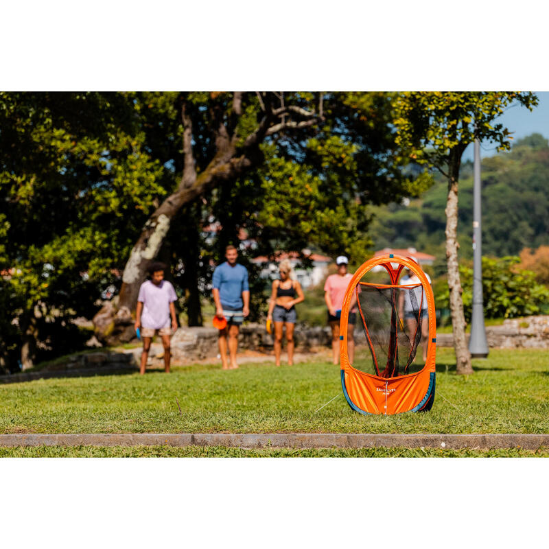 Target basket disc golf introduction beginner Decathlon
