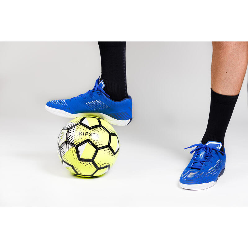 Damen/Herren Fussball Hallenschuhe Futsal - Ginka 500 blau/weiss