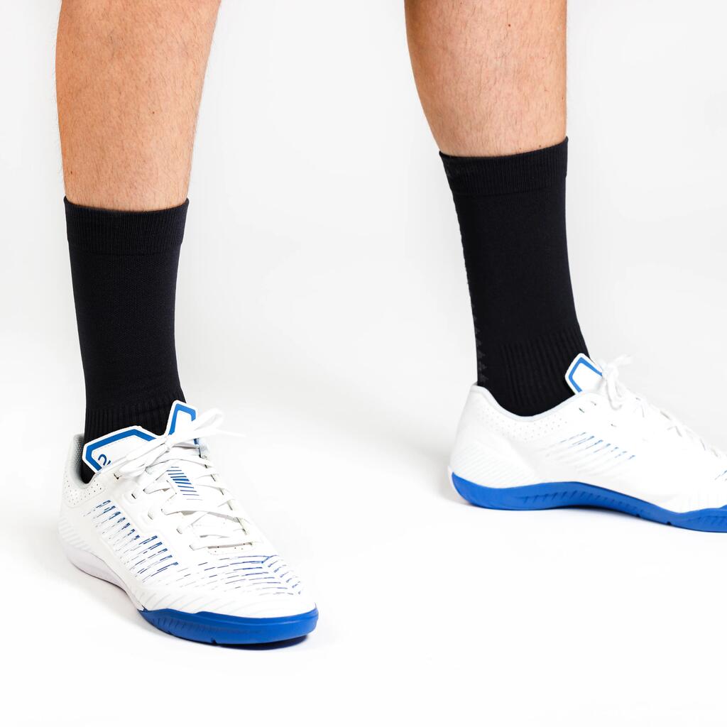 Παπούτσια για ποδόσφαιρο σάλας Ginka 500 - Λευκό/Μπλε