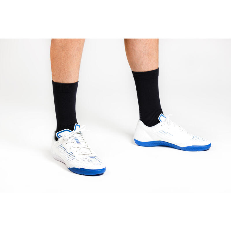 Scarpe futsal uomo GINKA 500 bianco-blu