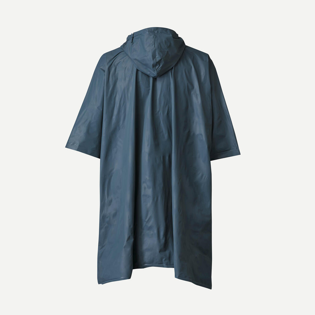 Hiking Rain Poncho - FORCLAZ MT 50 - 10 L - GREY