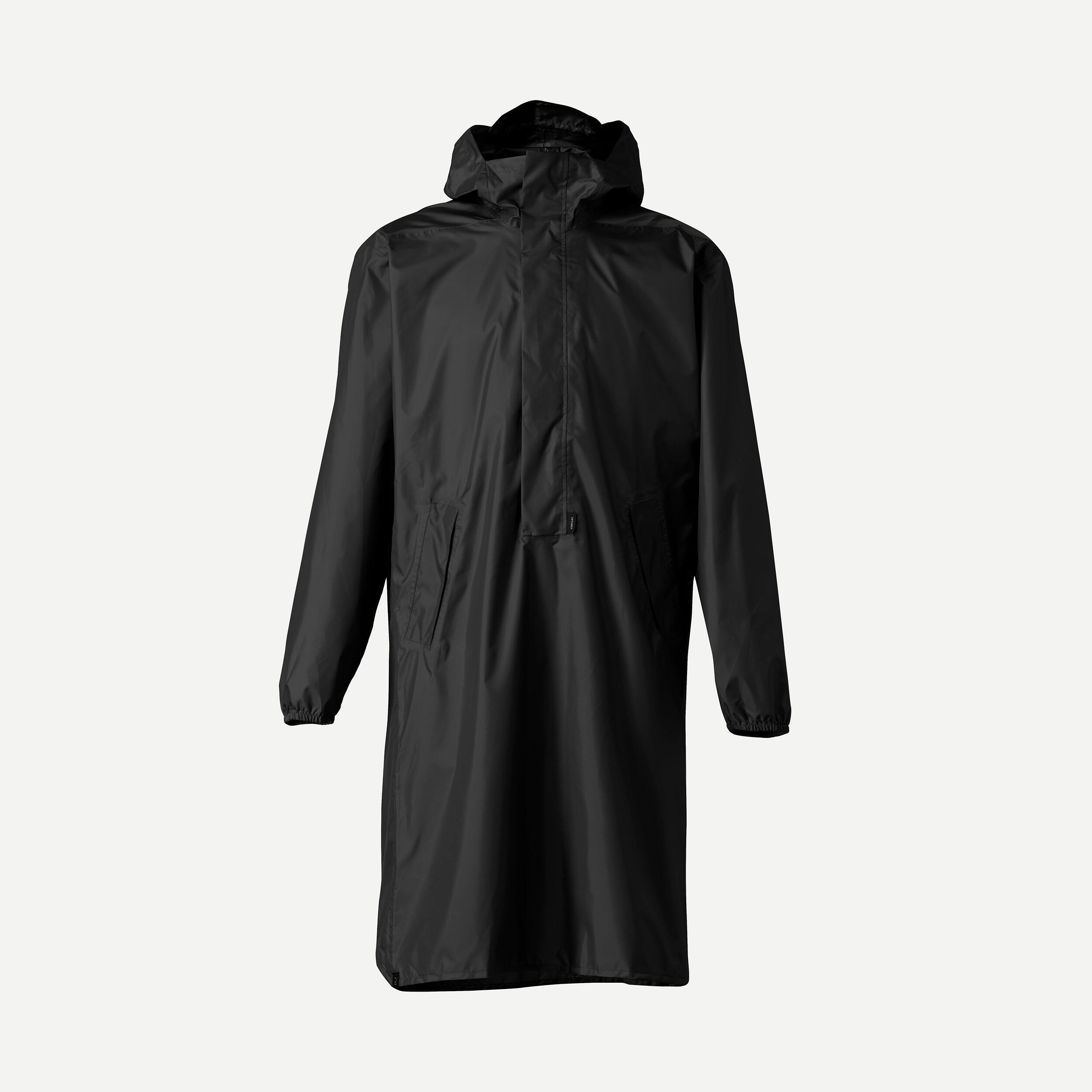 60 L Waterproof Hiking Rain Poncho - MT 500 - FORCLAZ