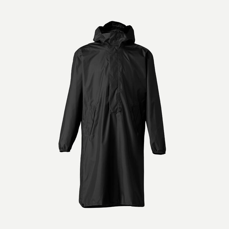 Poncho Regencape 60 L Wandern - MT500 schwarz