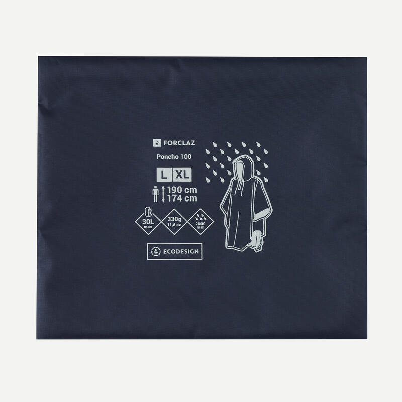 Outdoor Panço Yağmurluk - 30 L - Mavi - MT 100