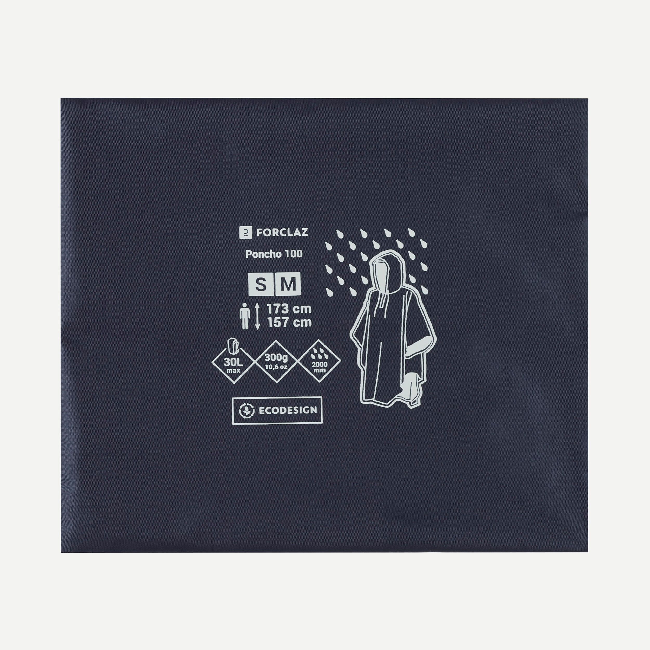 Rain Poncho - MT 100 - FORCLAZ