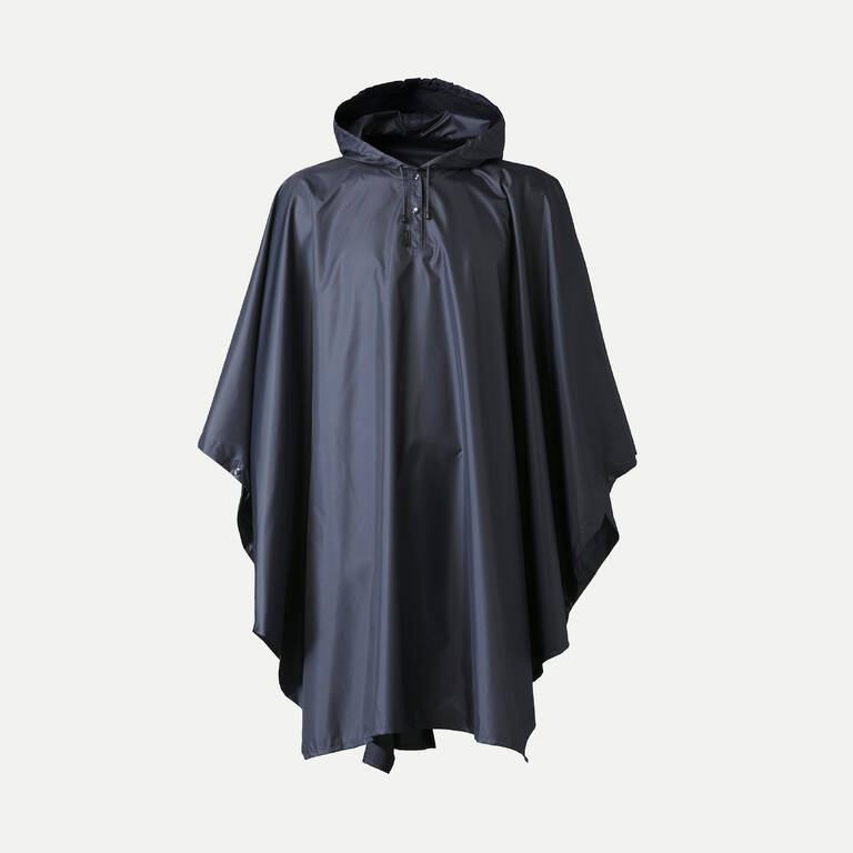 Waterproof poncho - forclaz mt100 - blue