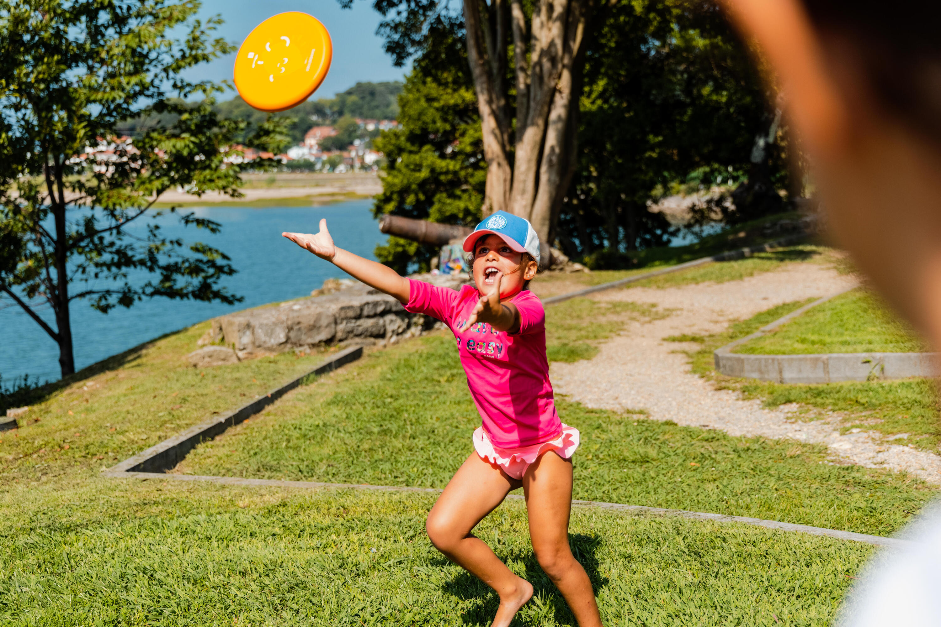 Flying disc morbido bambino rosso-giallo 14/16