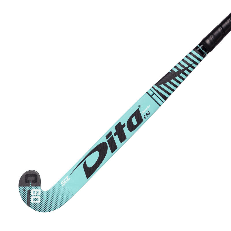 Zaalhockeystick voor volwassenen Compotec C60 LB mintgroen