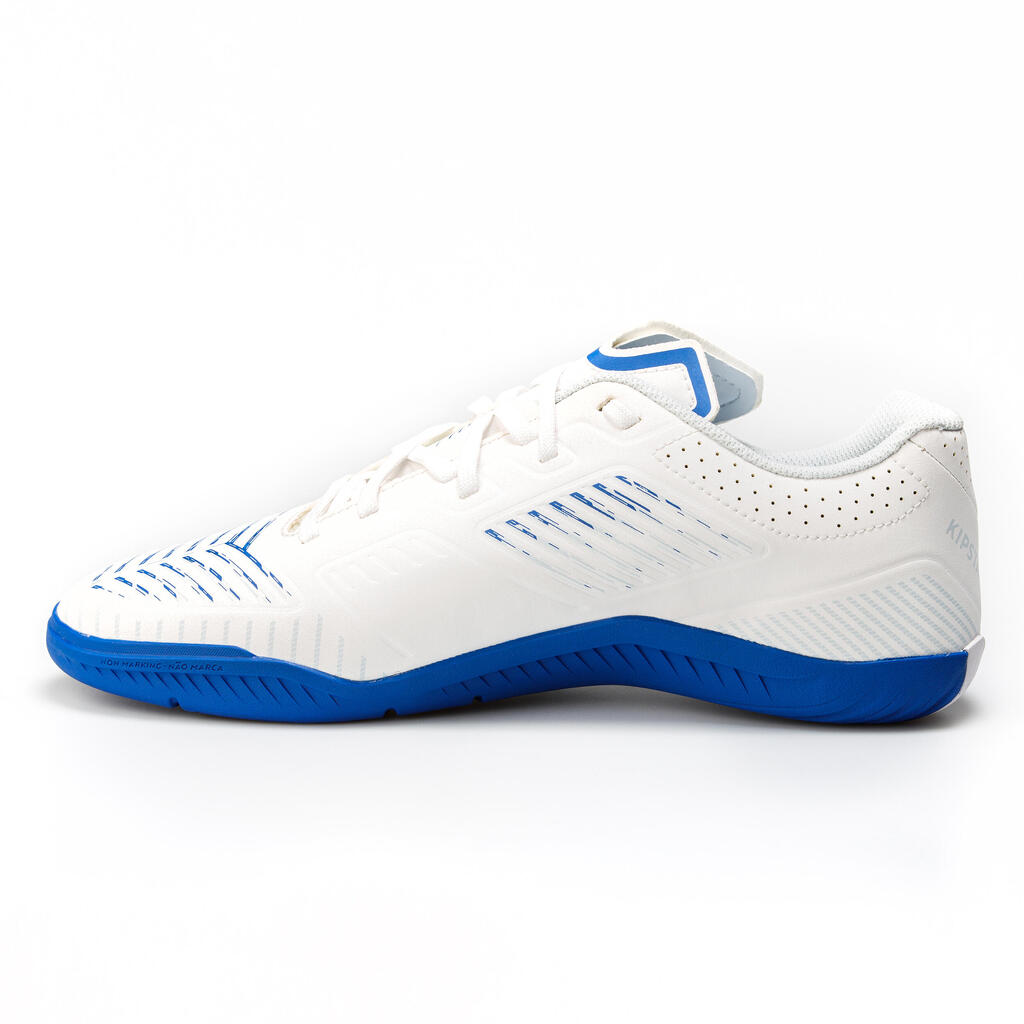 Chaussures de futsal GINKA 500 IN adulte blanc