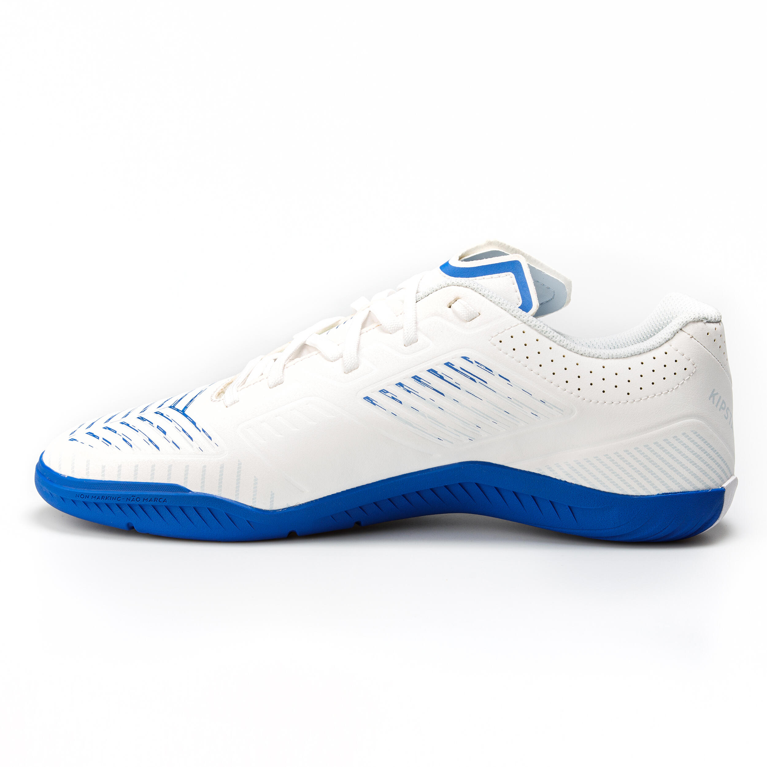 Futsal Trainers Ginka 500 - White/Blue 2/10