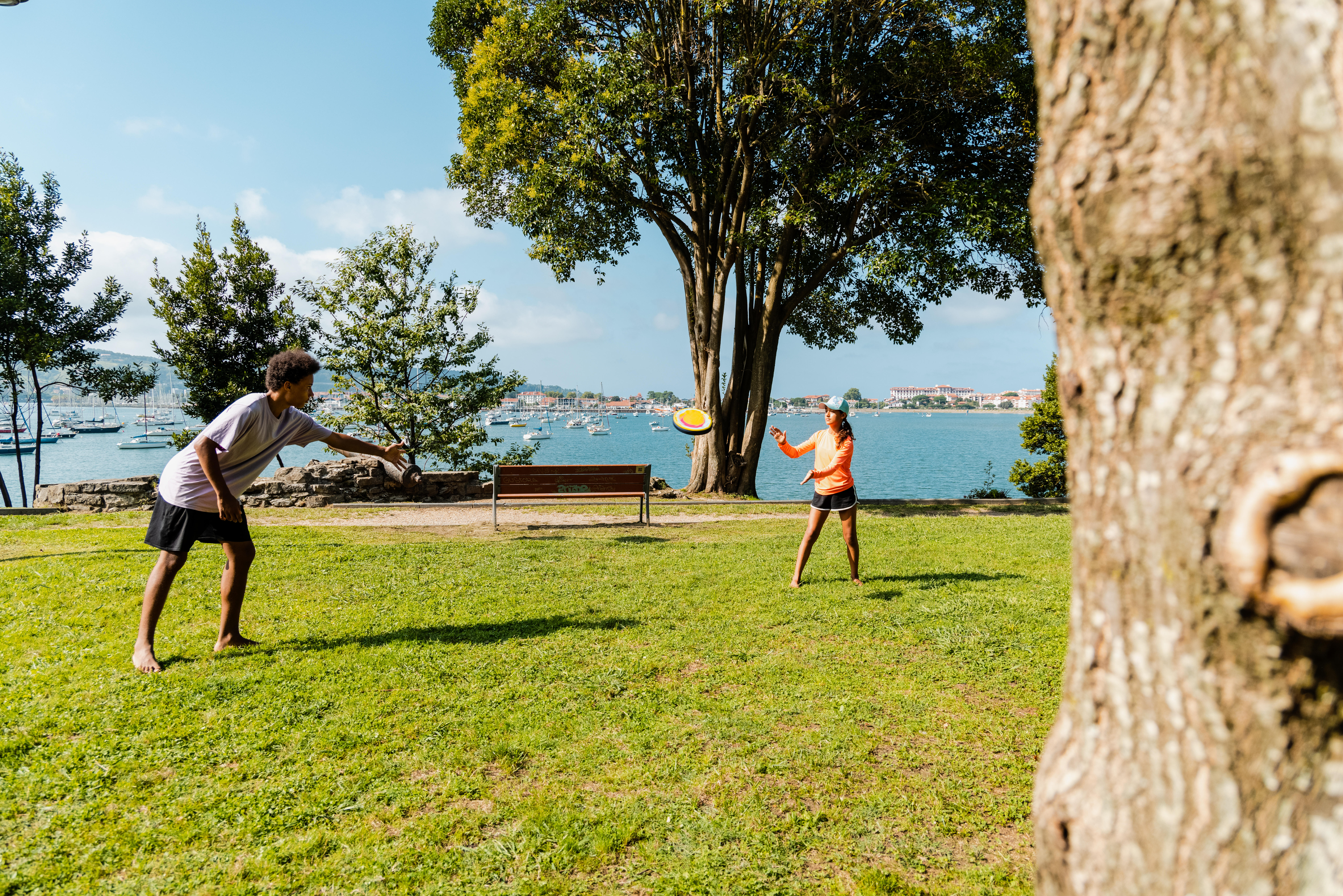 Disque volant ultra souple - Splash orange - OLAIAN