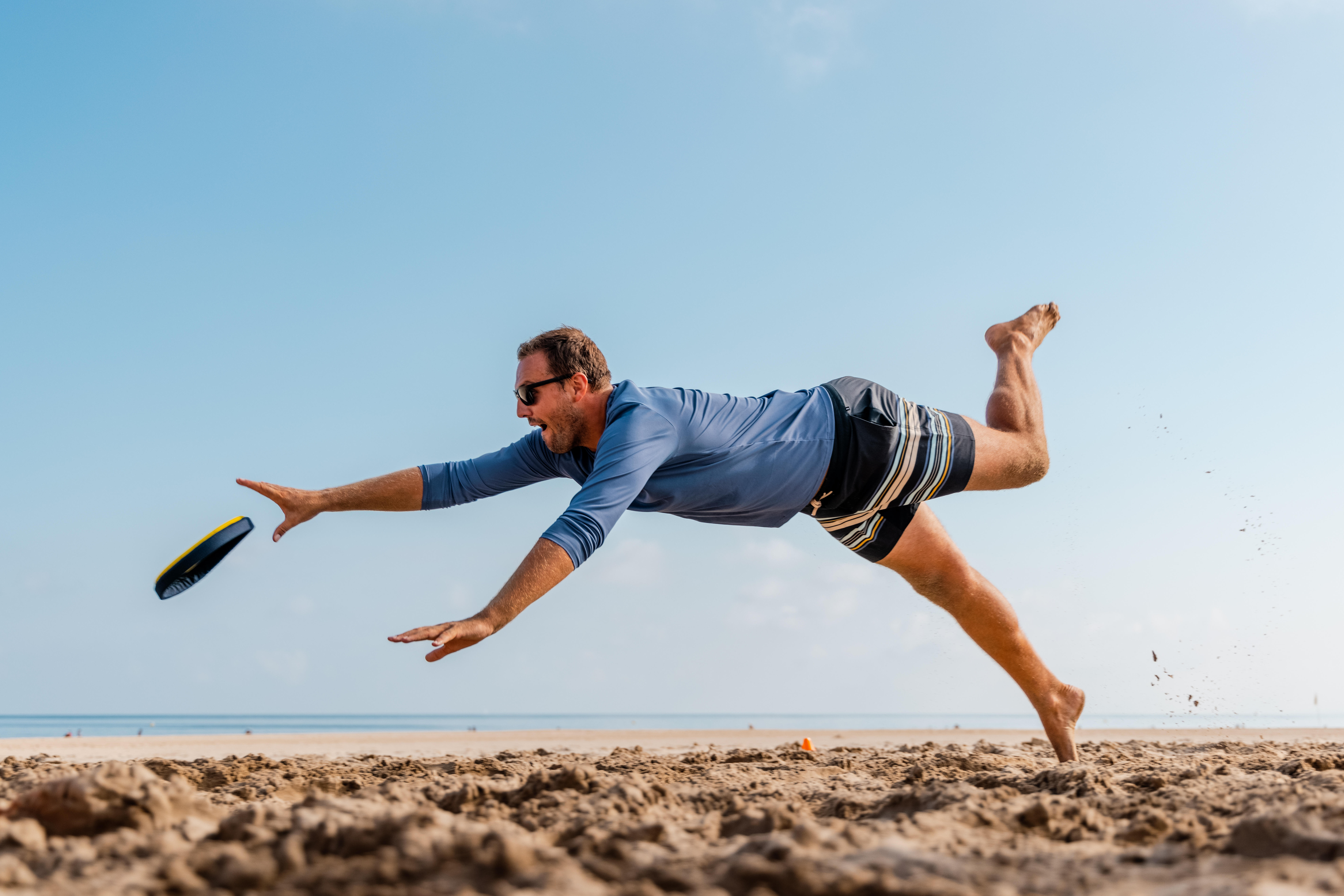 Disque volant ultra souple - Splash orange - OLAIAN