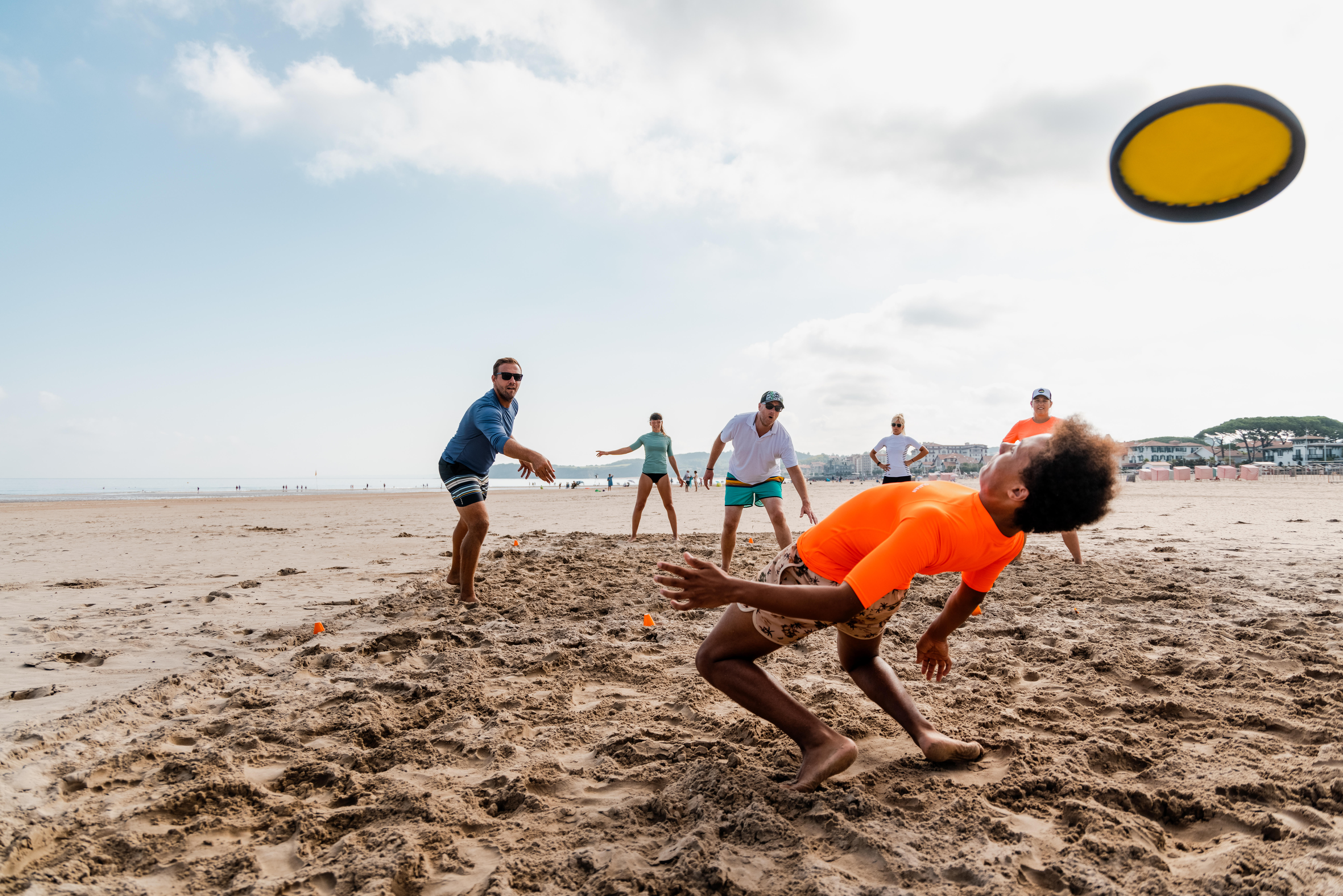 Disque volant ultra souple - Splash orange - OLAIAN