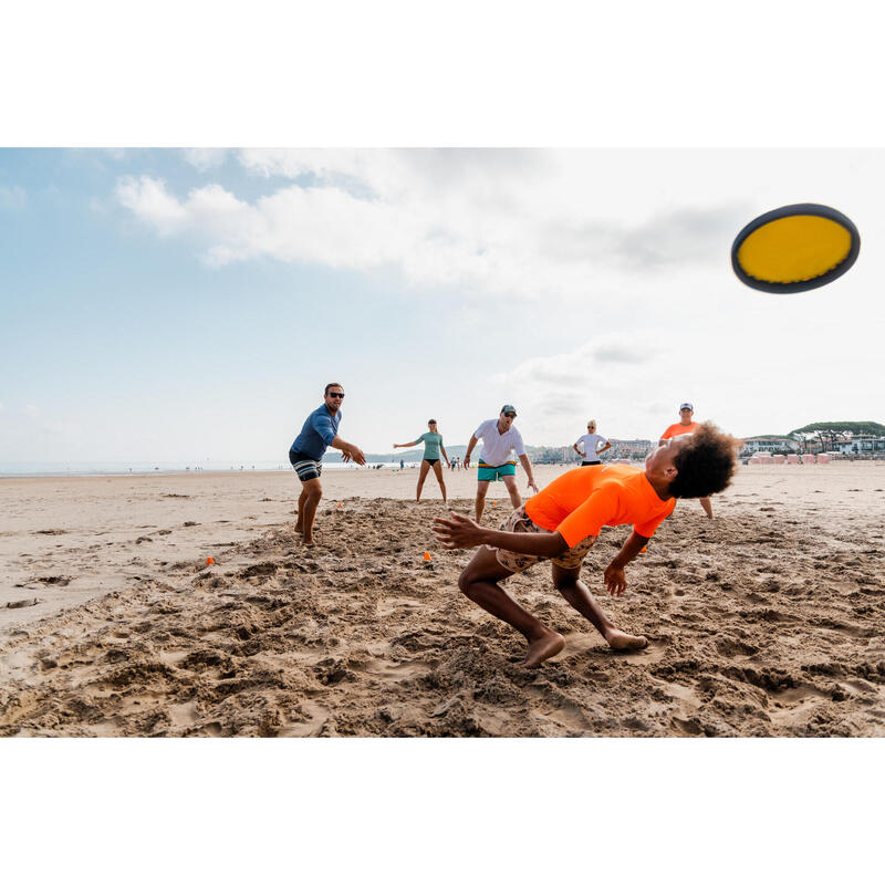 Ultrasoft frisbee voor spelen zonder angst dat je je bezeert SPLASH oranje