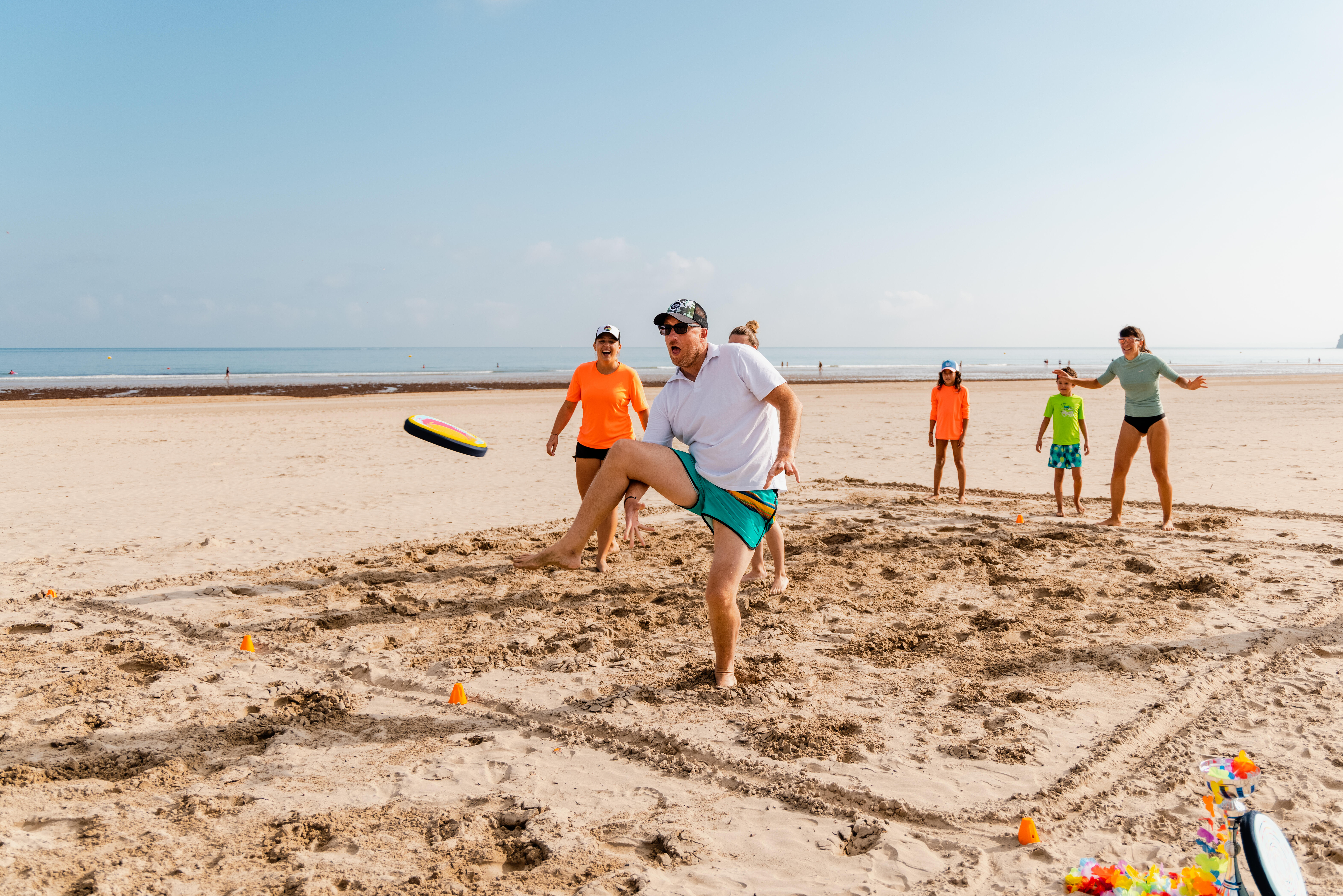 Disque volant ultra souple - Splash orange - OLAIAN