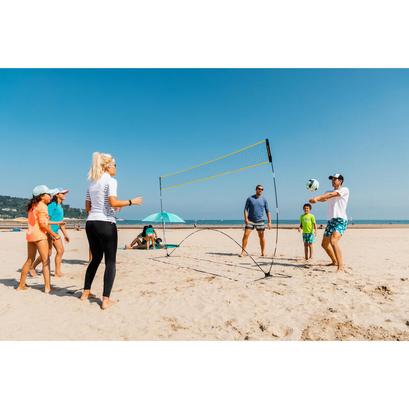 Beachvolleybal pet voor volwassenen truckermodel wit