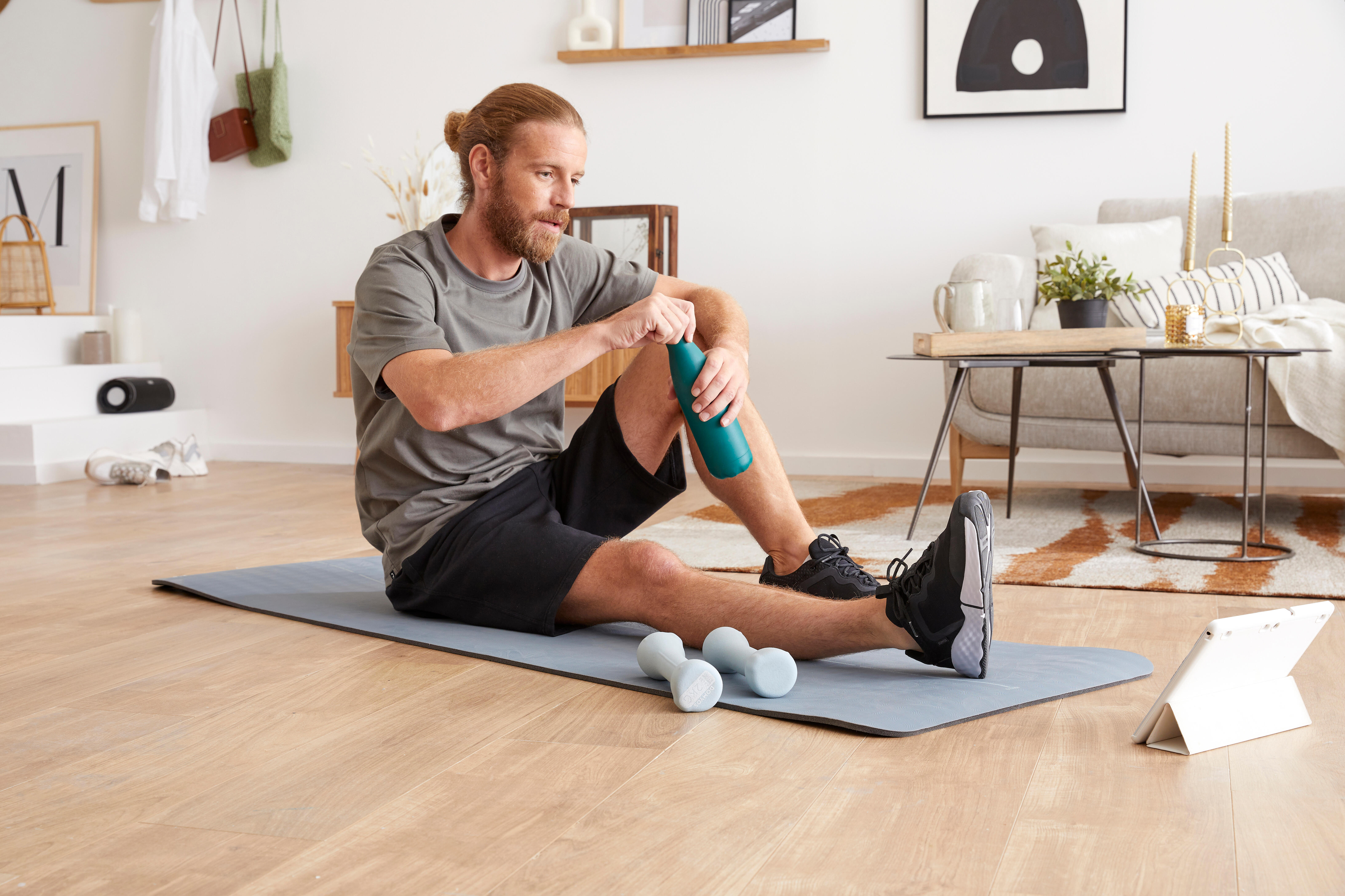 Deluxe Mat Strap (Grey) for Pilates