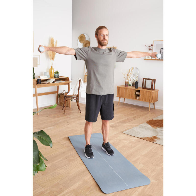Esterilla Fitness Tone Mat Gris 8 mm Talla M