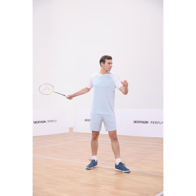 MEN BADMINTON SHORT SENSATION 530 CAROLINA BLUE