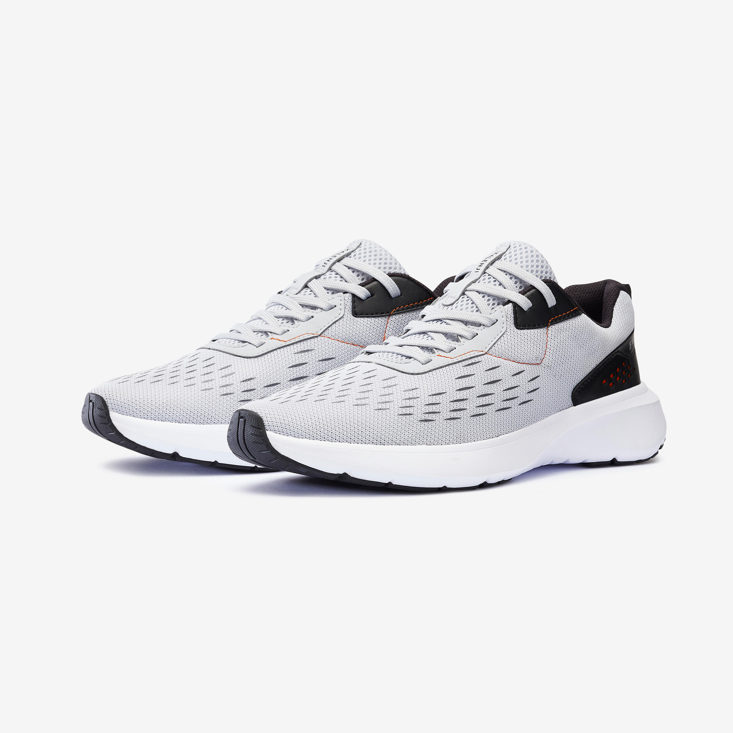 Men’s Running Shoes - Jogflow 100.1 Grey/Orange - KALENJI
