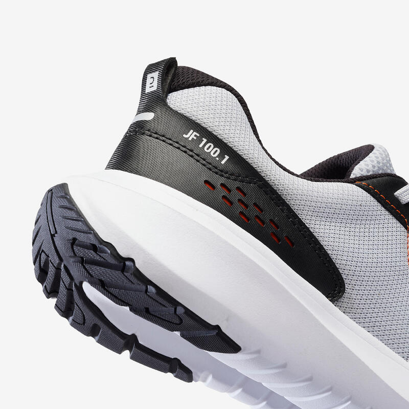 Scarpe running uomo JOGFLOW 100.1 grigio-arancione