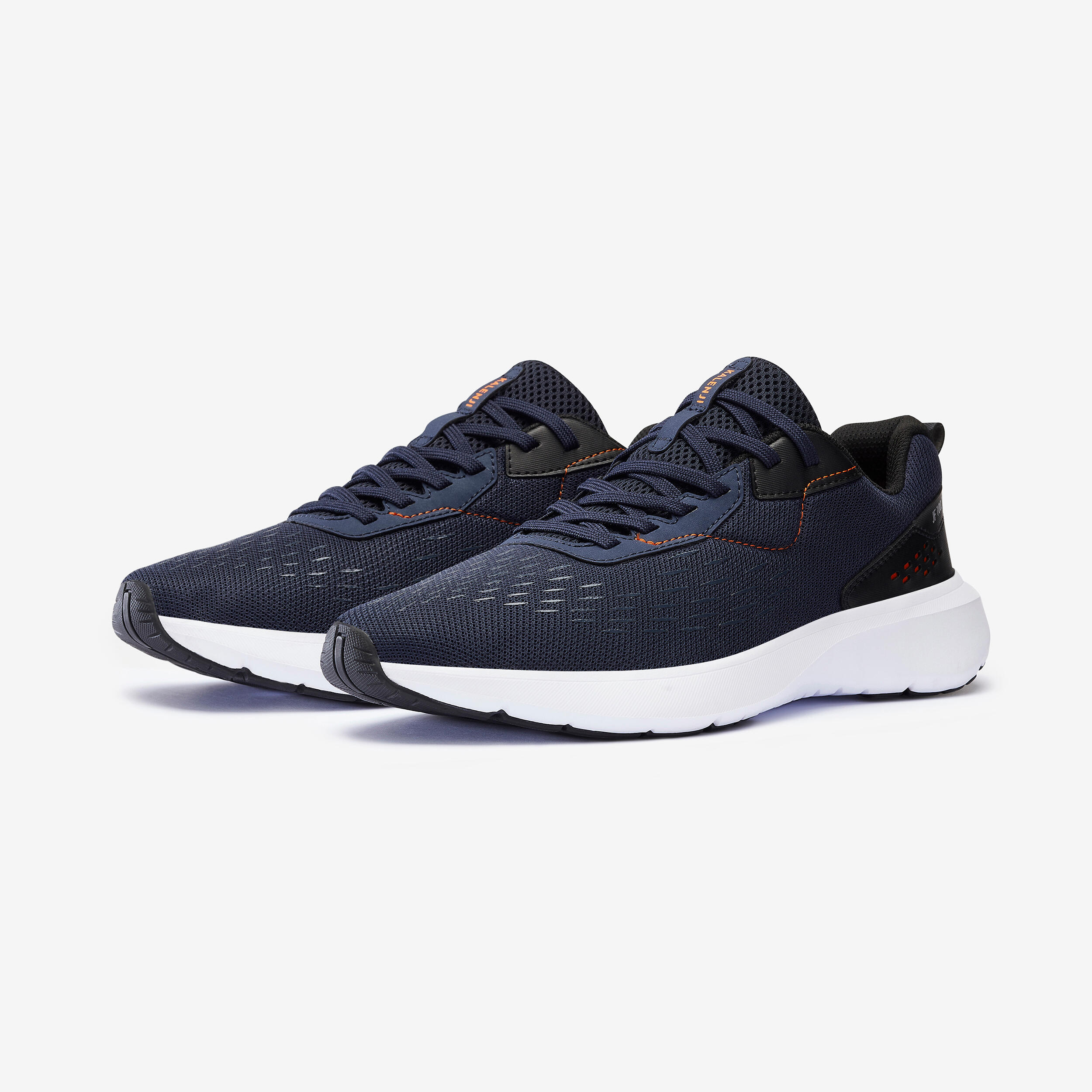 Men's Running Shoes Jog flow 100.1 Navy Orange