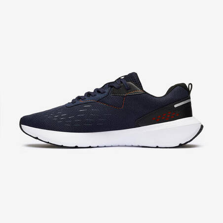 Sepatu Lari Pria Jog flow 100.1 Navy Jingga