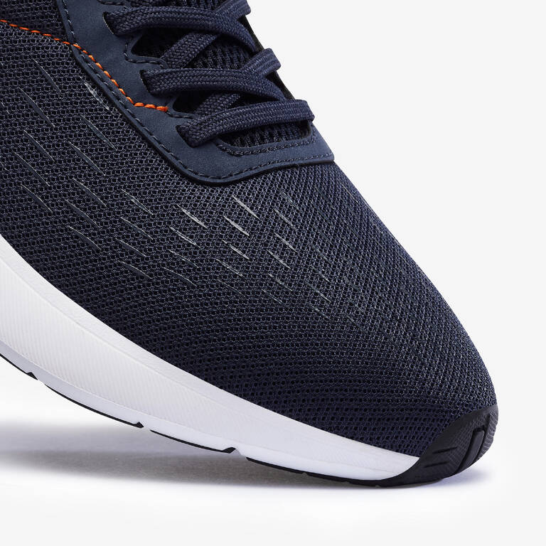 Sepatu Lari Pria Jog flow 100.1 Navy Jingga