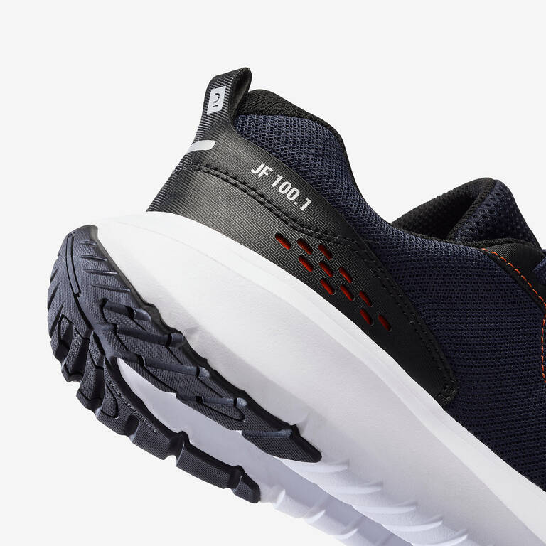 Sepatu Lari Pria Jog flow 100.1 Navy Jingga