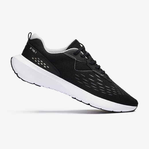 
      MEN'S JOGFLOW 100.1 RUNNING SHOES - BLACK/GREY
  