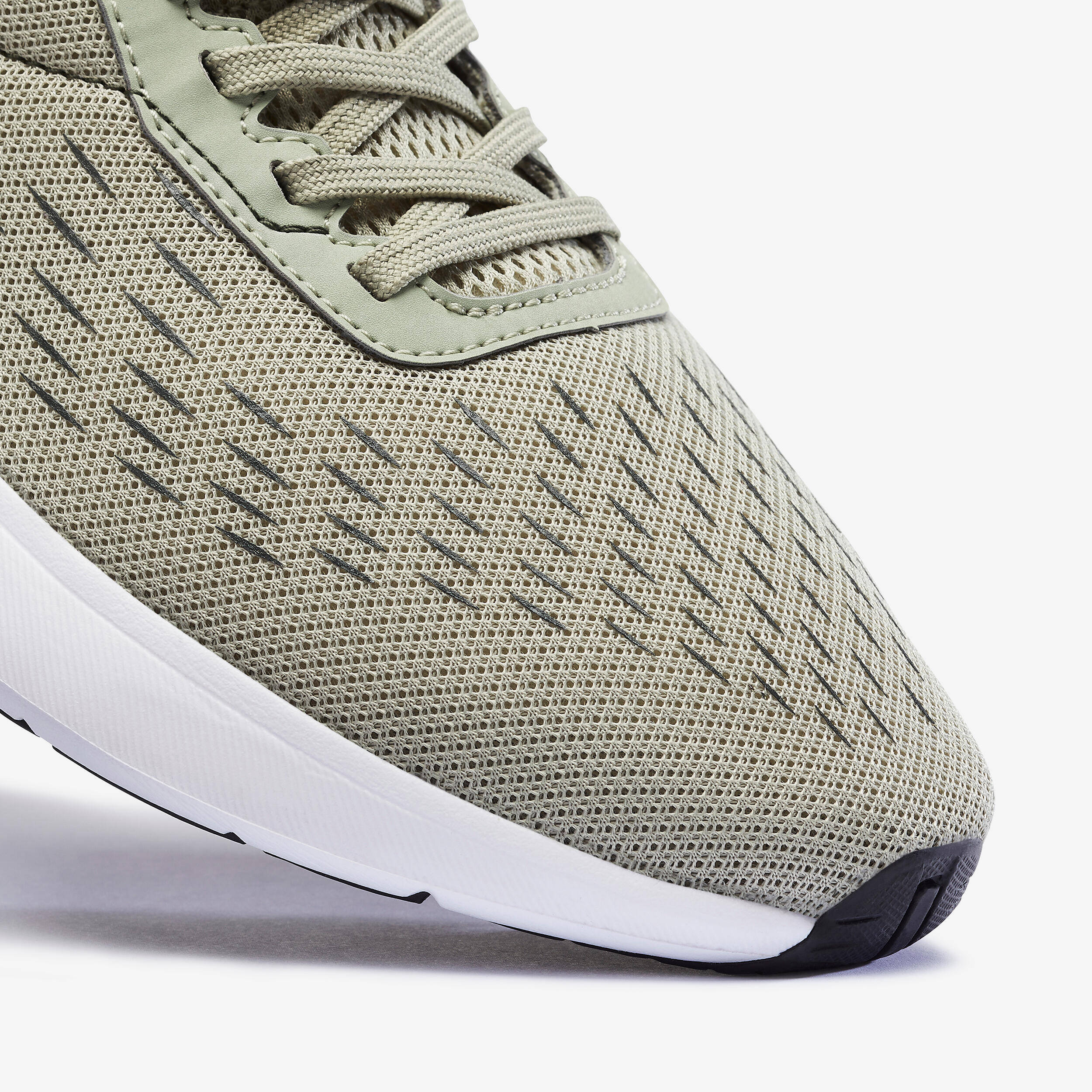 Men Running Shoes Superior Grip Cushioned Upto 10km/week, Jogflow100 -Sage Green -  5