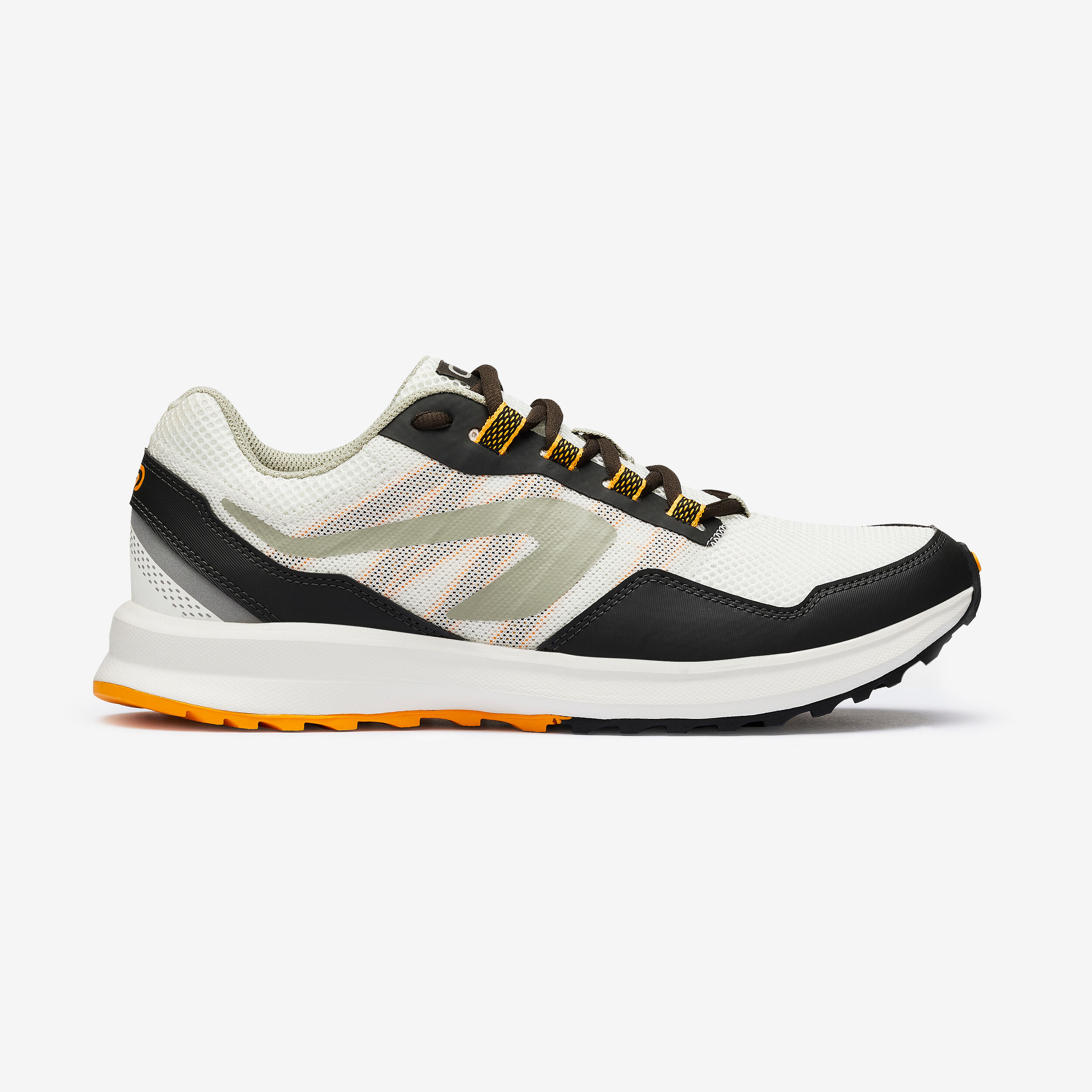 Men's Running Shoes - Run Active Grip Khaki Off-White 8/12