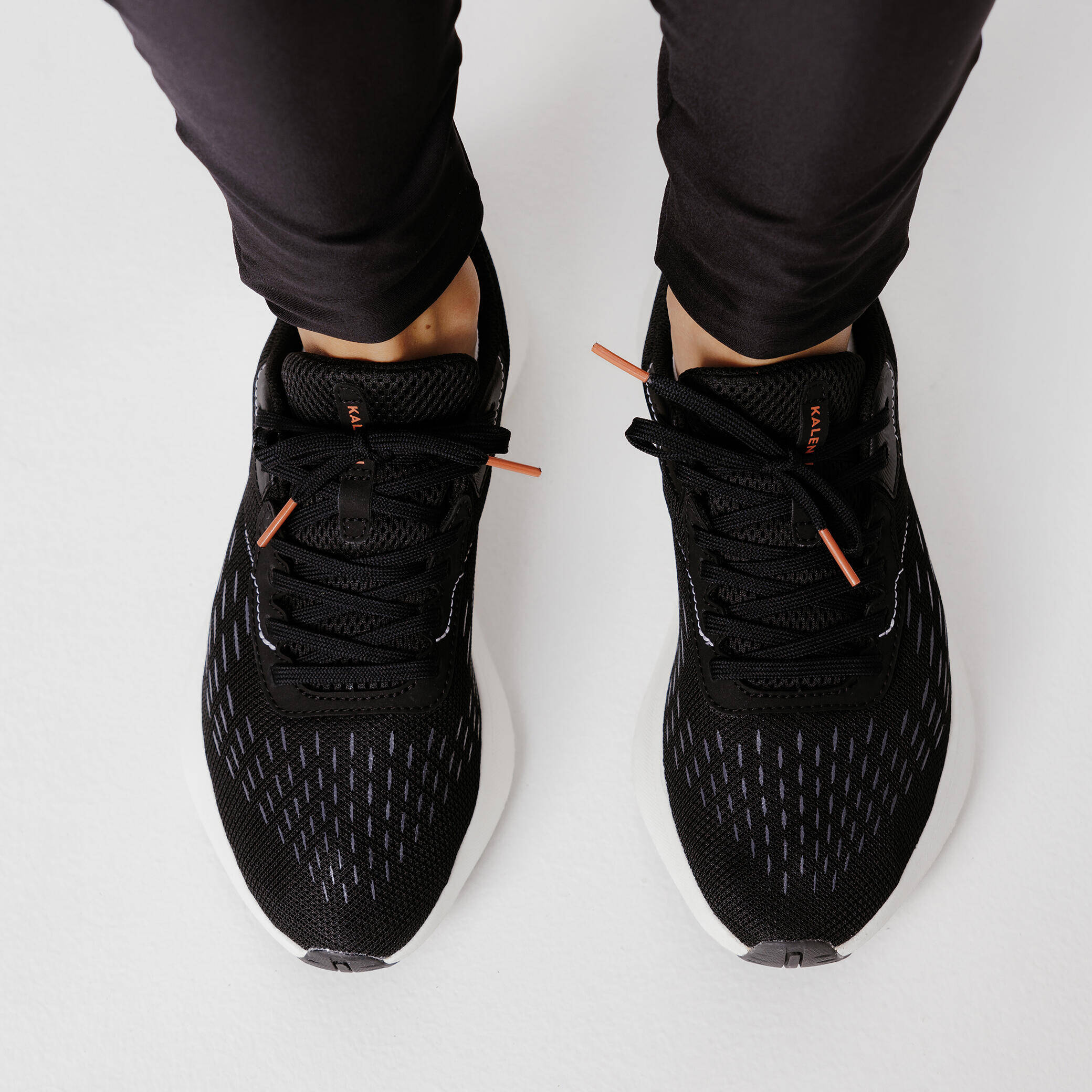 Women Running Shoes Lightweight, Cushioned, Upto 10km/week, Jogflow 100.1- Black -  5