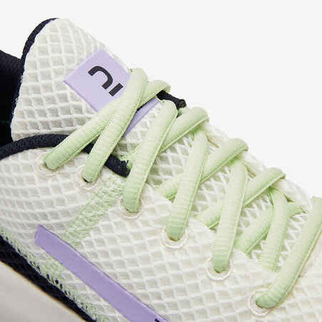 Women's Breathable Trainers KLNJ BE FRESH - White/Navy Blue/Green